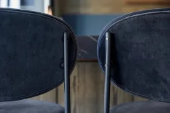 Verpan Barstole<Serie 430 barstol, sort af Verner Panton