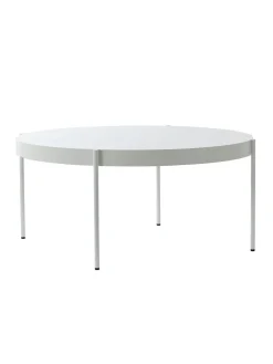 Verpan Spiseborde<Serie 430 bord, hvid af Verner Panton