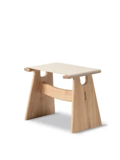 Fredericia Furniture Skamler<Seto Stool, eg lys olie fra