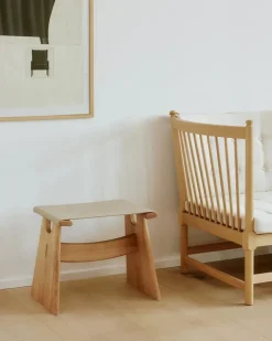 Fredericia Furniture Skamler<Seto Stool, eg lys olie fra