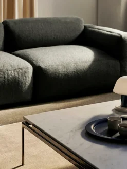 &Tradition Sofaborde<Sett LN13 Sofabord, smoked glass/chrome fra