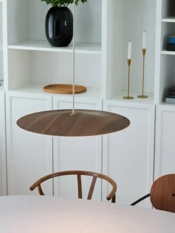 Piet Hein Pendler|Spots<Sinus Wood Pendel, valnød fra