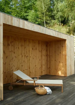 Fritz Hansen Tilbehør Til Haven|Solvogne/Liggestole<Skagerak armlæn til Pelagus Solseng fra