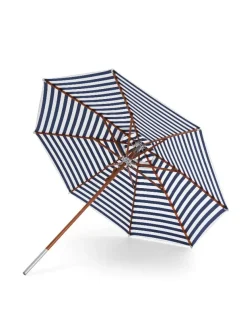 Fritz Hansen Parasoller<Skagerak Atlantis parasol Ø330, Dark Blue Stripes fra