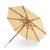 Fritz Hansen Parasoller<Skagerak Atlantis parasol Ø330, Golden Yellow Stripes fra