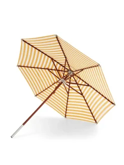 Fritz Hansen Parasoller<Skagerak Atlantis parasol Ø330, Golden Yellow Stripes fra
