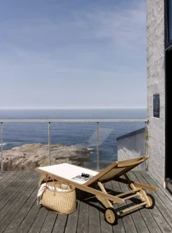 Fritz Hansen Solvogne/Liggestole<Skagerak Columbus Liggestol, hvid fra