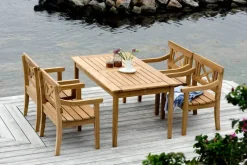 Fritz Hansen Haveborde<Skagerak Drachmann Bord 86 cm fra