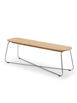 Fritz Hansen Havebænke<Skagerak Lilium bænk fra