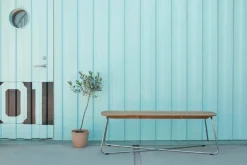 Fritz Hansen Havebænke<Skagerak Lilium bænk fra