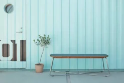 Fritz Hansen Havebænke<Skagerak Lilium bænk fra