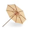 Fritz Hansen Parasoller<Skagerak Messina Parasol Ø270, Golden Yellow Stripes fra