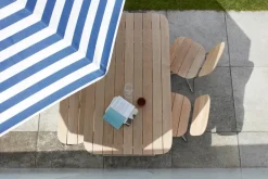 Fritz Hansen Parasoller<Skagerak Messina Parasol Ø270, Golden Yellow Stripes fra