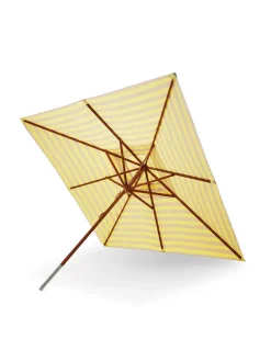 Fritz Hansen Parasoller<Skagerak Messina Parasol 300, Lemon/Sand Stripes fra