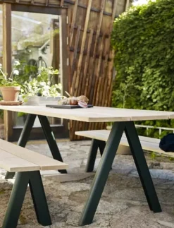 Fritz Hansen Havebænke<Skagerak Overlap Bænk fra