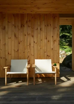 Fritz Hansen Udendørs Loungemøbler|Havestole<Skagerak Pelagus Loungestol fra