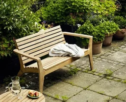 Fritz Hansen Havebænke<Skagerak Regatta Loungebænk fra