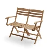 Fritz Hansen Havebænke<Skagerak Selandia 2-Seater fra
