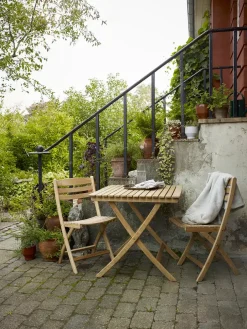 Fritz Hansen Havemøbelsæt<Skagerak Selandia Sæt, 2 armstole og bord 75 fra