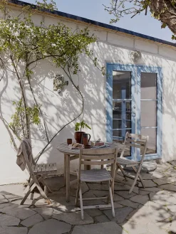 Fritz Hansen Havemøbelsæt<Skagerak Selandia Sæt, 2 stole og bord 75 fra