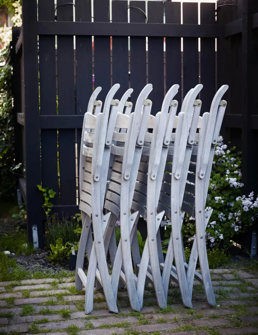 Fritz Hansen Havemøbelsæt<Skagerak Selandia Sæt, 4 stole og bord 147 fra