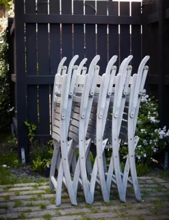 Fritz Hansen Havemøbelsæt<Skagerak Selandia Sæt, 2 stole og Ø 94 bord fra