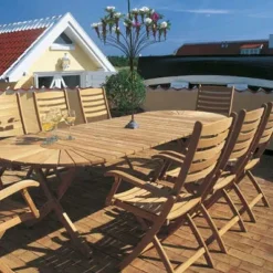 Fritz Hansen Haveborde<Skagerak Selandia Udtræksbord fra