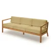 Fritz Hansen Udendørs Loungemøbler<Skagerak Virkelyst 3 pers. Sofa, Honey Yellow fra