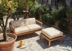 Fritz Hansen Udendørs Loungemøbler<Skagerak Virkelyst 2 pers. Sofa, Honey Yellow fra