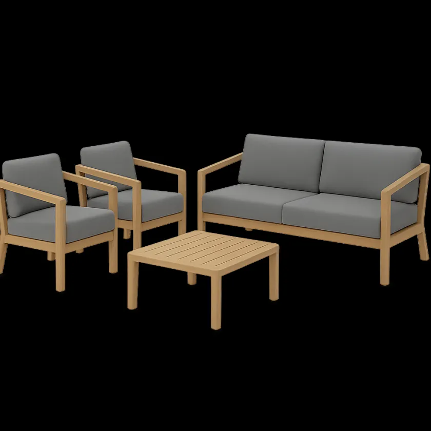 Fritz Hansen Havemøbelsæt<Skagerak Virkelyst sæt inkl. bord fra