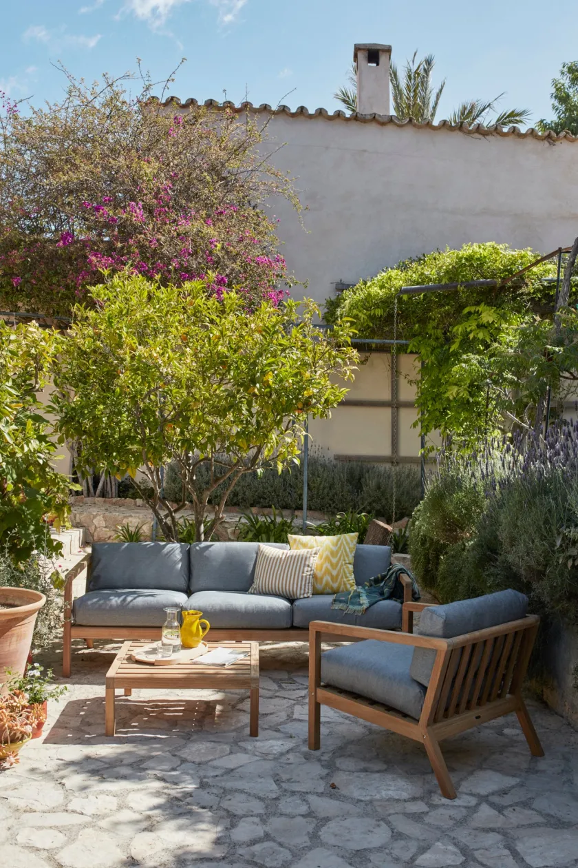 Fritz Hansen Havemøbelsæt<Skagerak Virkelyst sæt inkl. bord fra