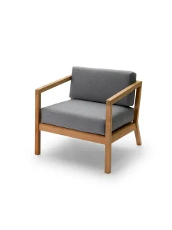 Fritz Hansen Udendørs Loungemøbler|Havestole<Skagerak Virkelyst Stol, Charcoal fra