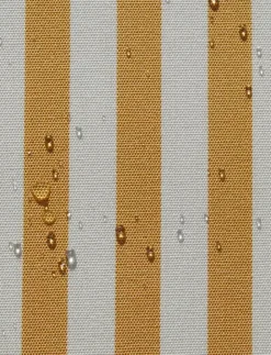 Fritz Hansen Udendørs Loungemøbler|Havestole<Skagerak Virkelyst Stol, Golden Yellow Stripe fra