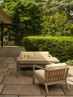 Fritz Hansen Udendørs Loungemøbler|Havestole<Skagerak Virkelyst Stol, Honey Yellow fra