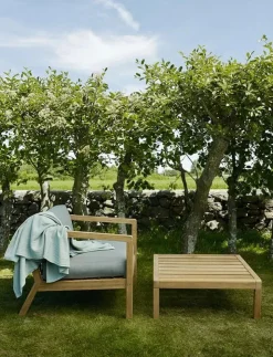 Fritz Hansen Udendørs Loungemøbler|Havestole<Skagerak Virkelyst Stol, Honey Yellow fra