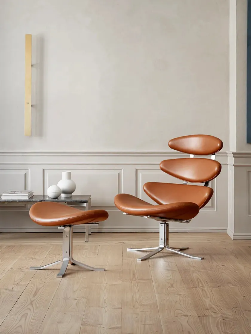 Fredericia Furniture Skamler<Skammel EJ 5-F til Corona stolen