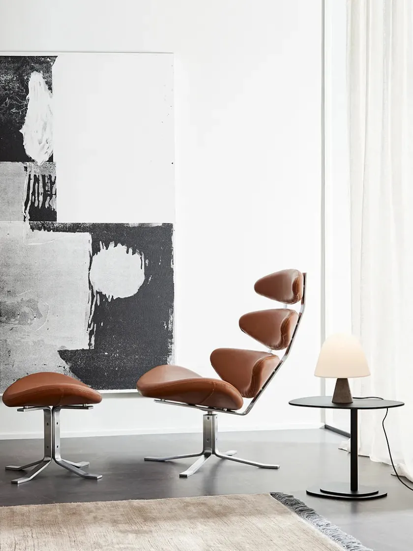 Fredericia Furniture Skamler<Skammel EJ 5-F til Corona stolen