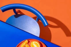 Nine Spisebordsstole<Skinny wooden chair, ash/black fra