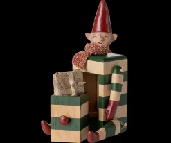 Maileg Nisser<Skuffenisse – Elf with Drawer, grøn fra