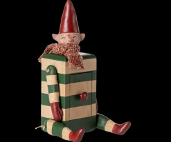 Maileg Nisser<Skuffenisse – Elf with Drawer, grøn fra