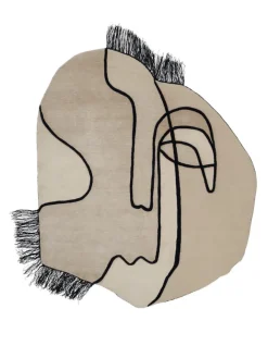 Linie Design Gulvtæpper<Slanted Self vægtæppe, 190 x 230 cm fra