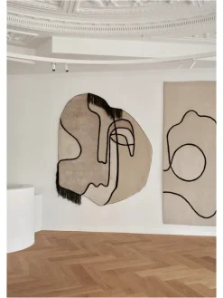 Linie Design Gulvtæpper<Slanted Self vægtæppe, 190 x 230 cm fra