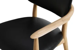 Stellar Works Spisebordsstole<Slow spisebordsstol, eg sort læder fra