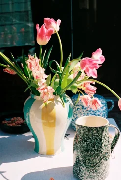 HAY Vaser<Sobremesa stripe vase fra