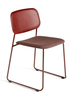 HAY Spisebordsstole<Soft Edge 50 Sled, polstret stol fra