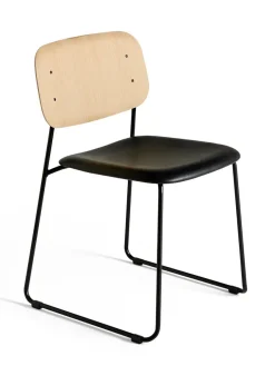 HAY Spisebordsstole<Soft Edge 50 Sled, polstret stol fra