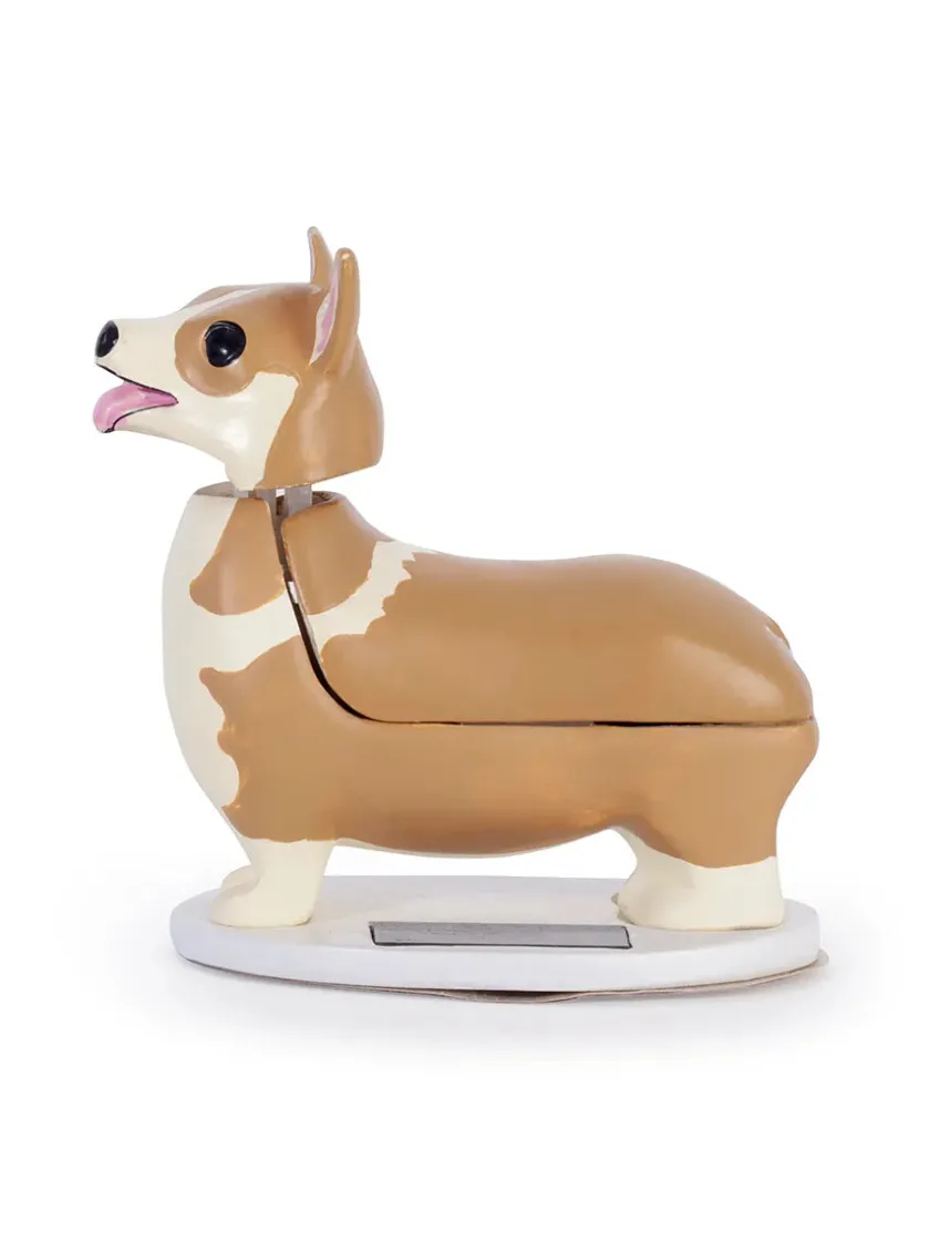 Kikkerland Figurer<Solar Corgi fra