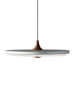 Le Klint Pendler|Spots<Soleil pendel medium, røget eg, plast skærm fra