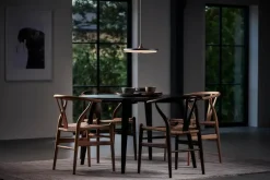 Le Klint Pendler|Spots<Soleil pendel small, røget eg, plast skærm fra