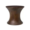 Ferm Living Skamler<Spin Stool, Brown fra
